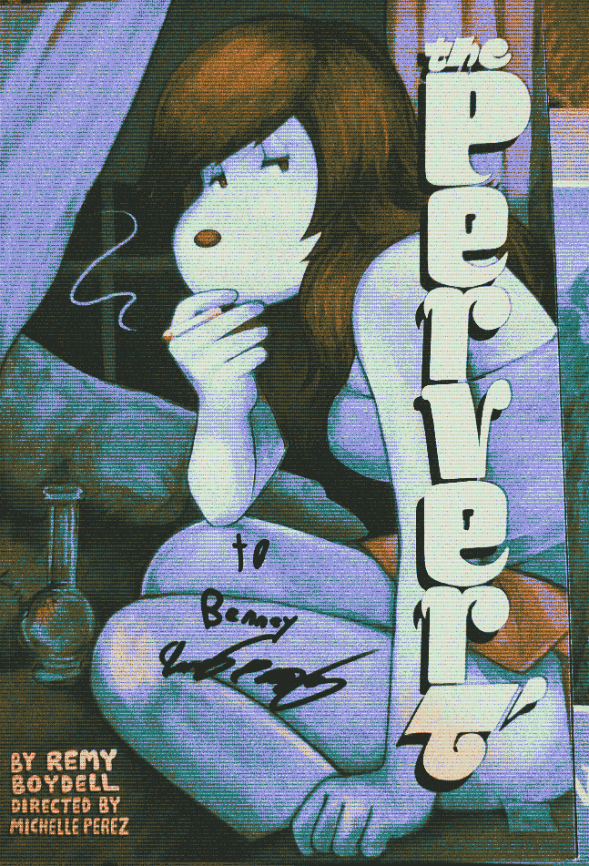 Cover art for the comic book The Pervert by Remy Boydel